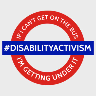 disability activism transport white hoodie Design