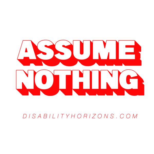 Assume Nothing red print Thumbnail
